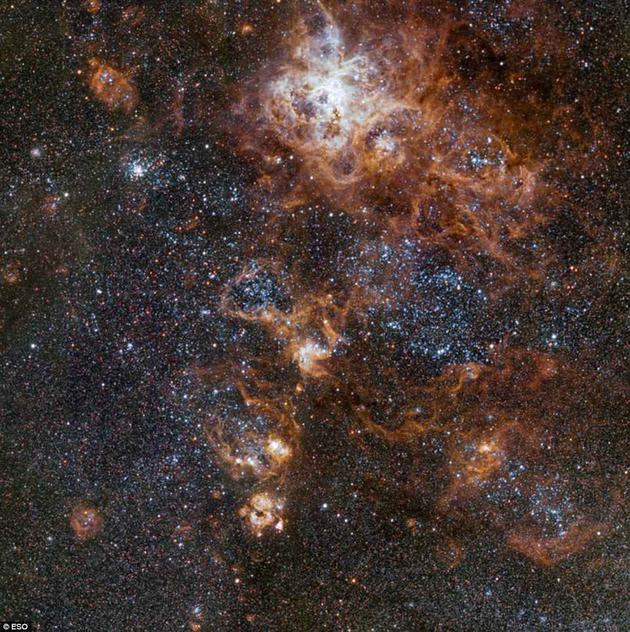穿越蜘蛛星云：新圖像揭示16萬光年外的宇宙景觀