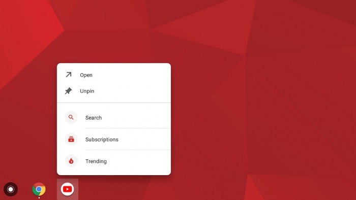 Chrome OS將引入應(yīng)用快捷功能 能快速觸發(fā)Android應(yīng)用