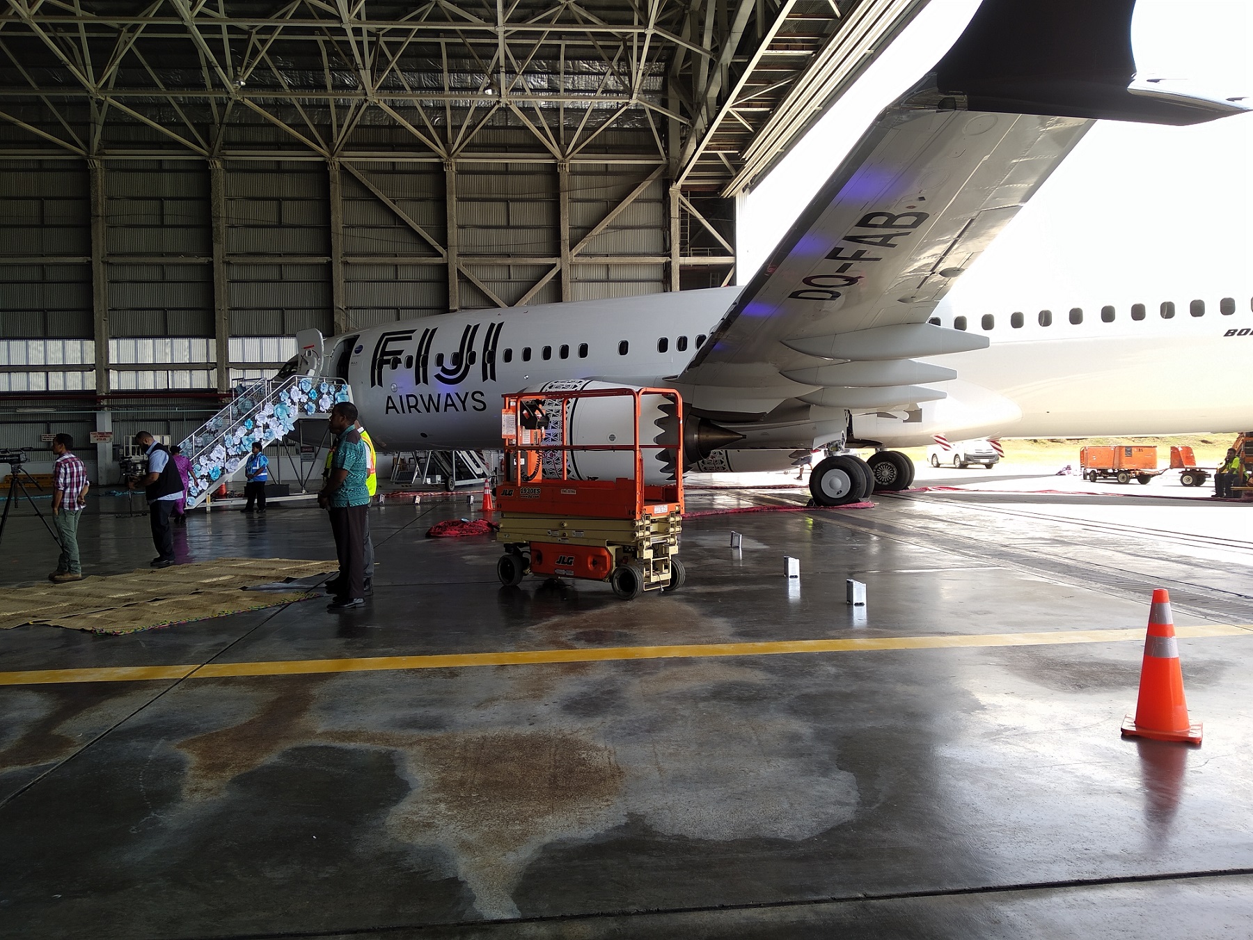 波音公司向斐濟(jì)航空交付首架波音737 MAX 8飛機(jī)