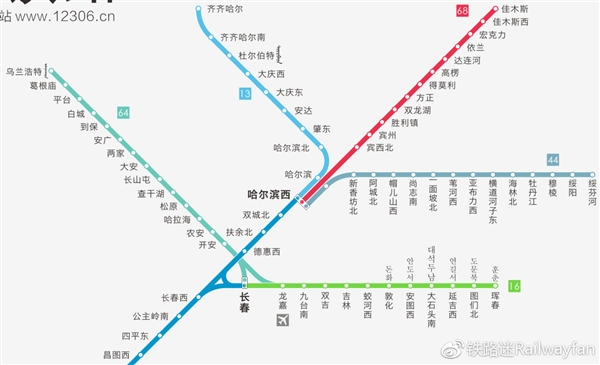 中國(guó)高鐵線路圖2019年1月版實(shí)用線路大圖