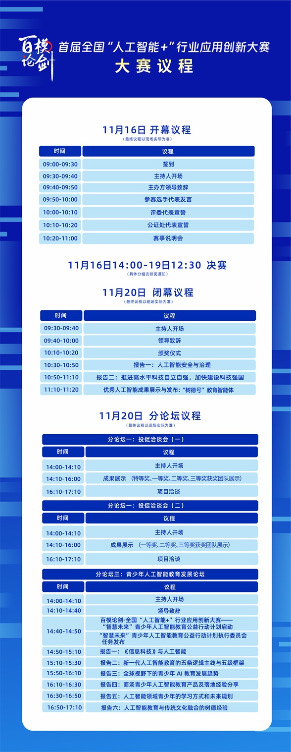 百模論劍·首屆全國“人工智能+”行業(yè)應(yīng)用創(chuàng)新大賽決賽在成都開戰(zhàn)！